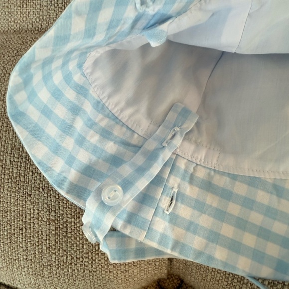 The Beaufort Bonnet Company Beaufort Bucket Sun Hat Gingham NWT Large 18M-3T - Picture 4 of 6